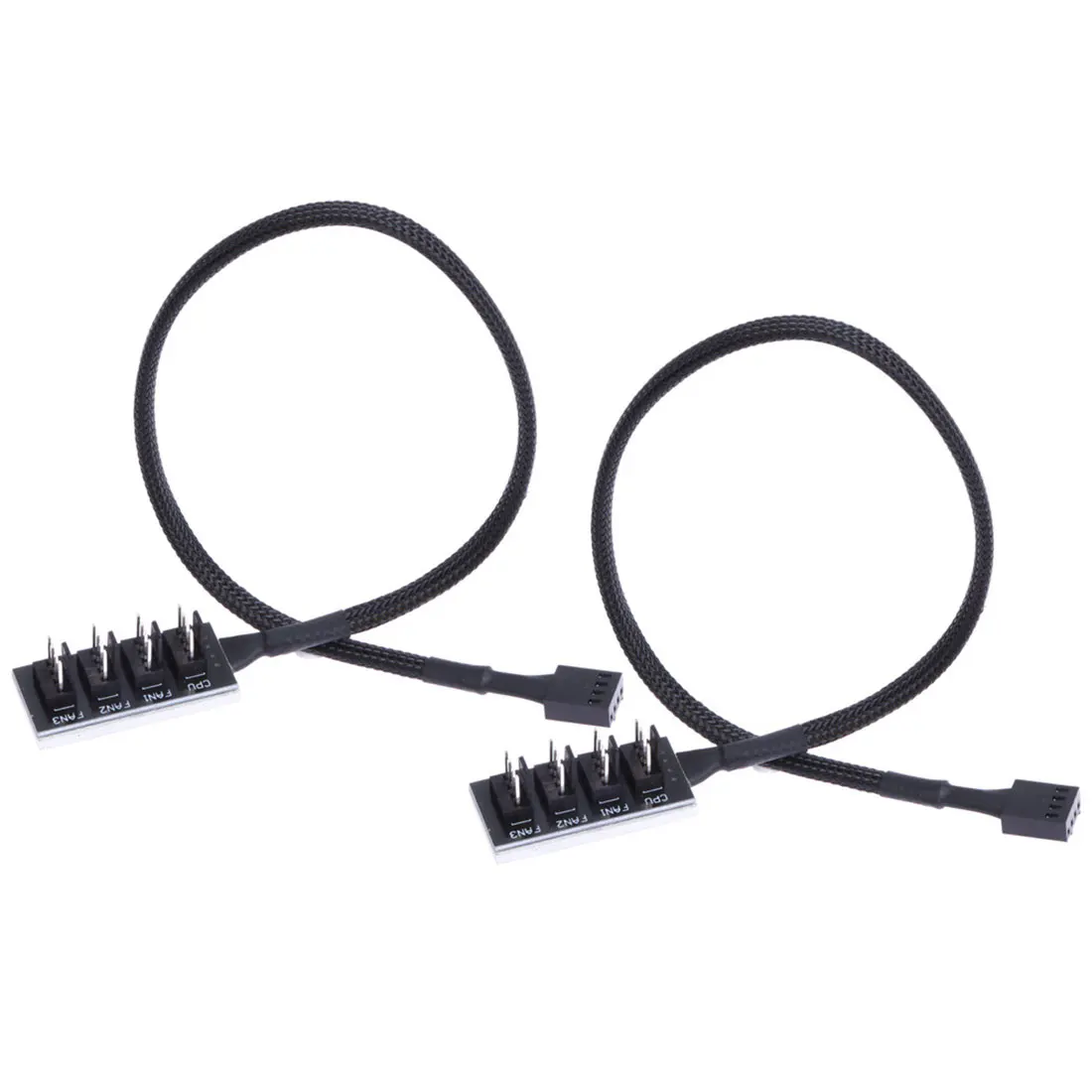 

Top 1 pc Host Case PC Cooler Fan Power Cable Female to 4 Male 4Pin Socket Fan Hub Splitter Cable for 3Pin&4Pin PWM Cooling Fan