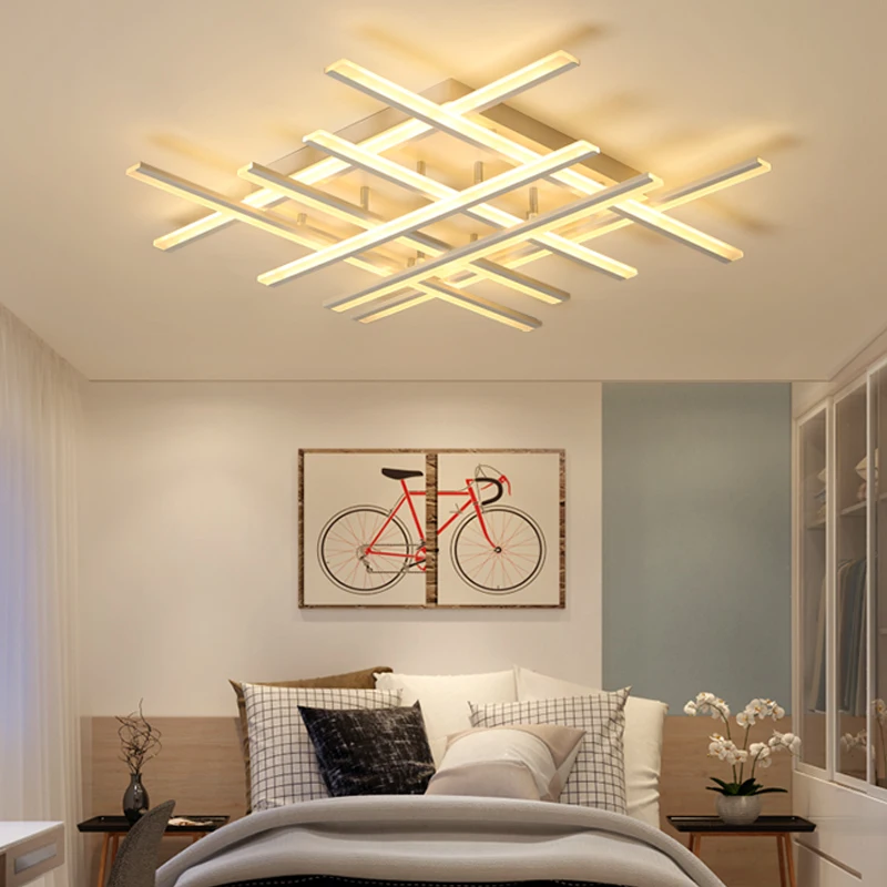 

Surface mount ceiling lights Modern LED ceiling lamp For Indoor Lighting 180-240v Ironware Acrylic plafonnier led lampara techo