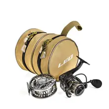 Холст один для рыбалки, с двойным дном колеса приманки снасти хранения Жесткий чехол противоударный водонепроницаемый чехол Pesca Iscas аксессуары