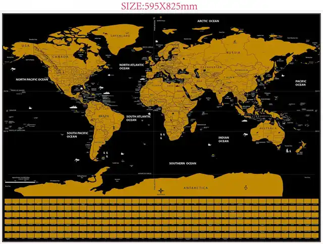 new travel scratch off map personalized world map poster traveler vacation log national geographic wall sticker