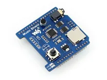 Music Shield MP3 Module for Leonardo, NUCLEO, XNUCLEO, Audio Play/Record, VS1053B Onboard Supported MP3/AAC/WMA/WAV/MIDI formats