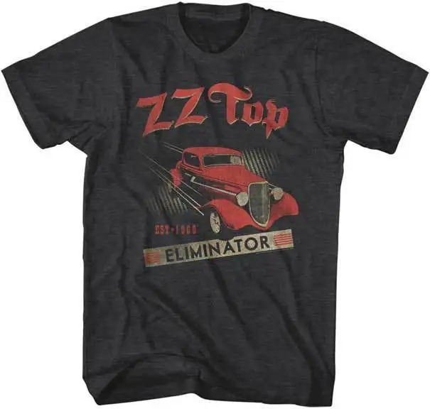 

ZZ Top Eliminator Est 69 Adult T Shirt Rock Music2018 Funny Tee