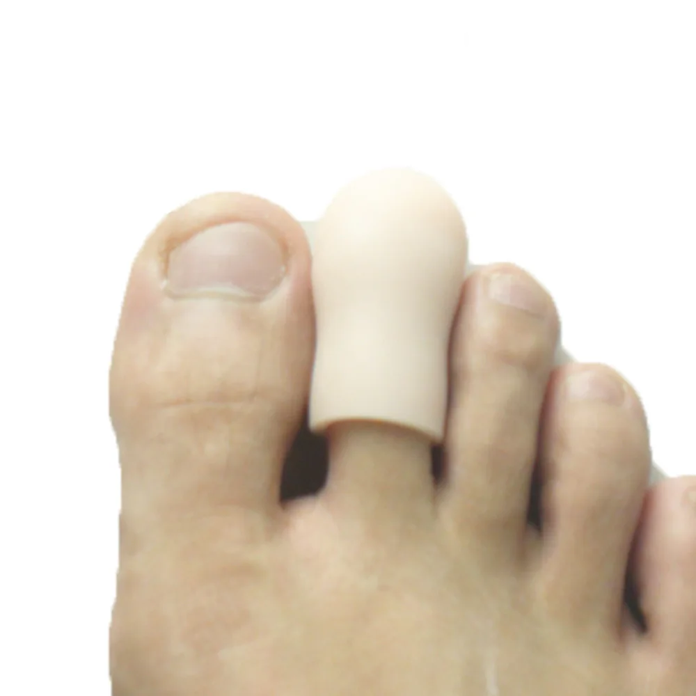 2Pcs Feet Care Foot Massager Insoles Silicone Gel Toe Tube Foot Corns