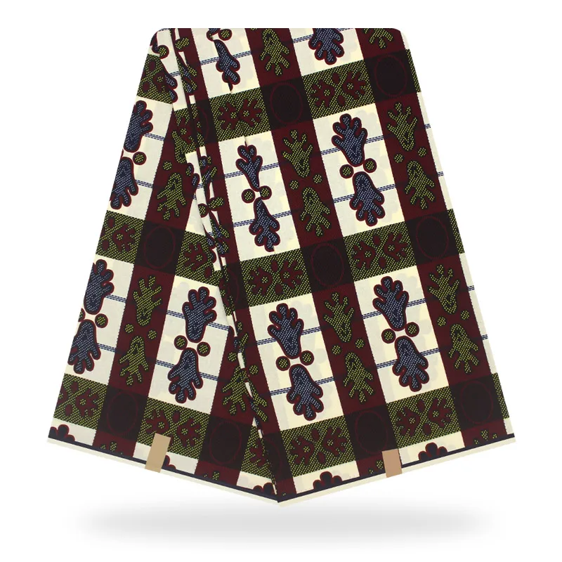 

Free Shipping !! 2019 latest veritable wax hollandais super wax African clothes 100% cotton, African design W00148 (1)