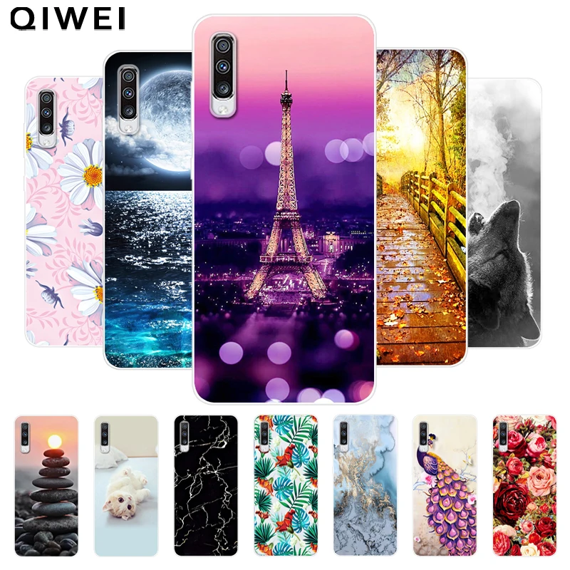 

NEW For Samsung Galaxy A70 Case Soft TPU Silicone clear Back Cover For Samsung A70 Phone Cases Protective Shells Coque A 70 2019