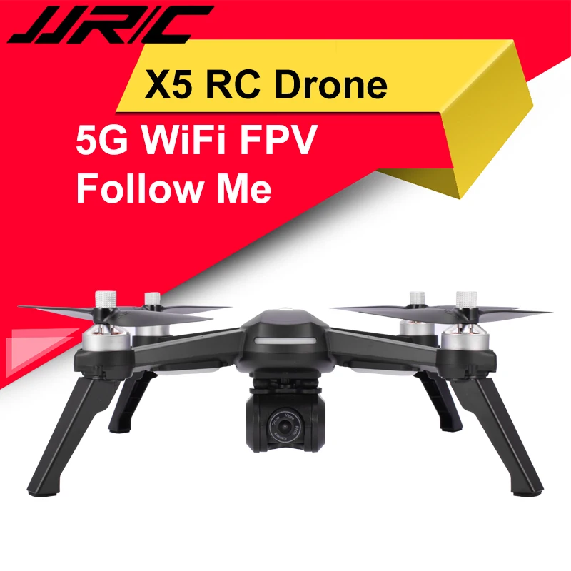 

JJRC JJPRO X5 5G WiFi FPV RC Drone GPS Positioning Altitude Hold 1080P Camera Point Of Interesting Follow Brushless Motor RC Toy