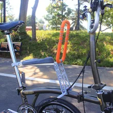 Pieghevole bambino bicicletta sella sedile di sicurezza per brompton bicicletta bmx pieghevole ultra leggero sedile