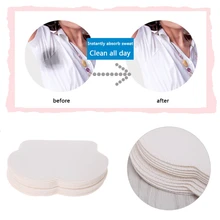 12 шт. против пота запах дезодорированные подушечки подмышки пот поглощающие вкладыши