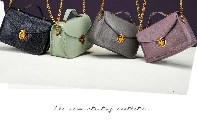 Women Genuine Leather Messenger Bags HBL611 Details (11)