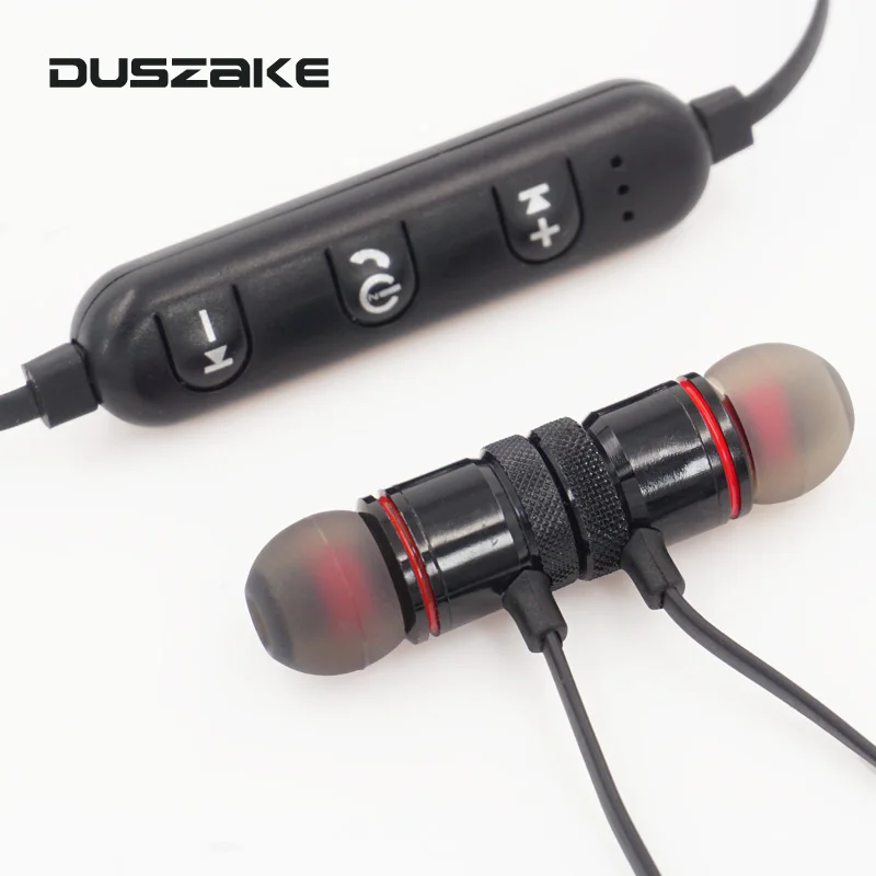 Спортивные Bluetooth наушники DUSZAKE беспроводные для телефона гарнитура бега с