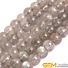 Perles en pierre précieuse bleue et Labradorite, de qualité AAA, pour la fabrication de bijoux, perle en pierre naturelle, pour bricolage, fil de 15 pouces! ► Photo 2/6