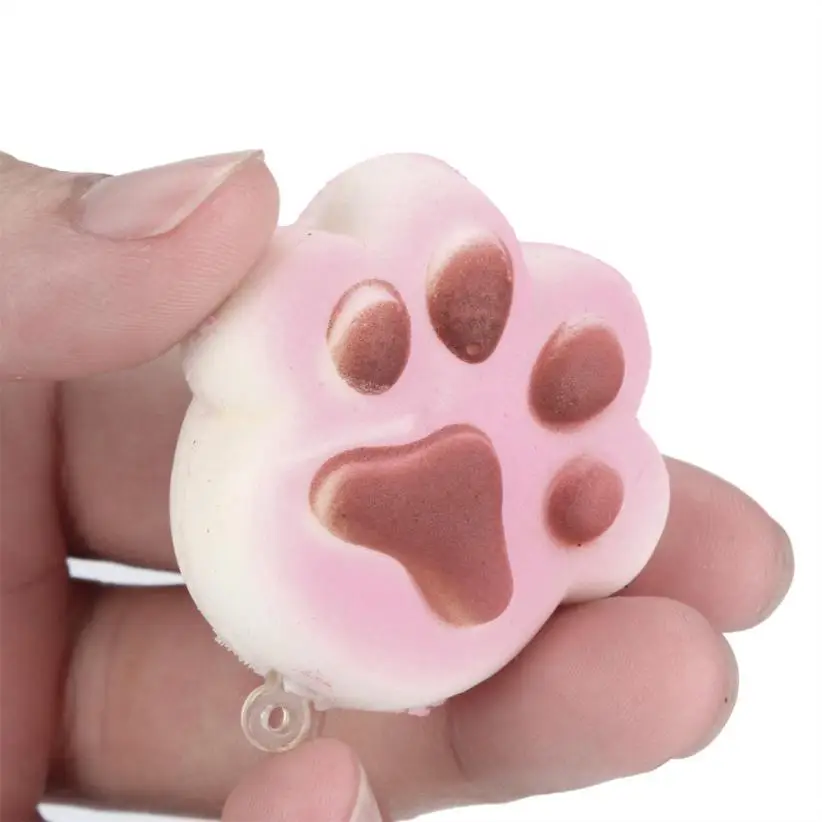 

The cute soft PAWS skuishy the toy and slowly return to the original slow rising Fun Kids Kawaii kids Adult Toy Stress Reliever
