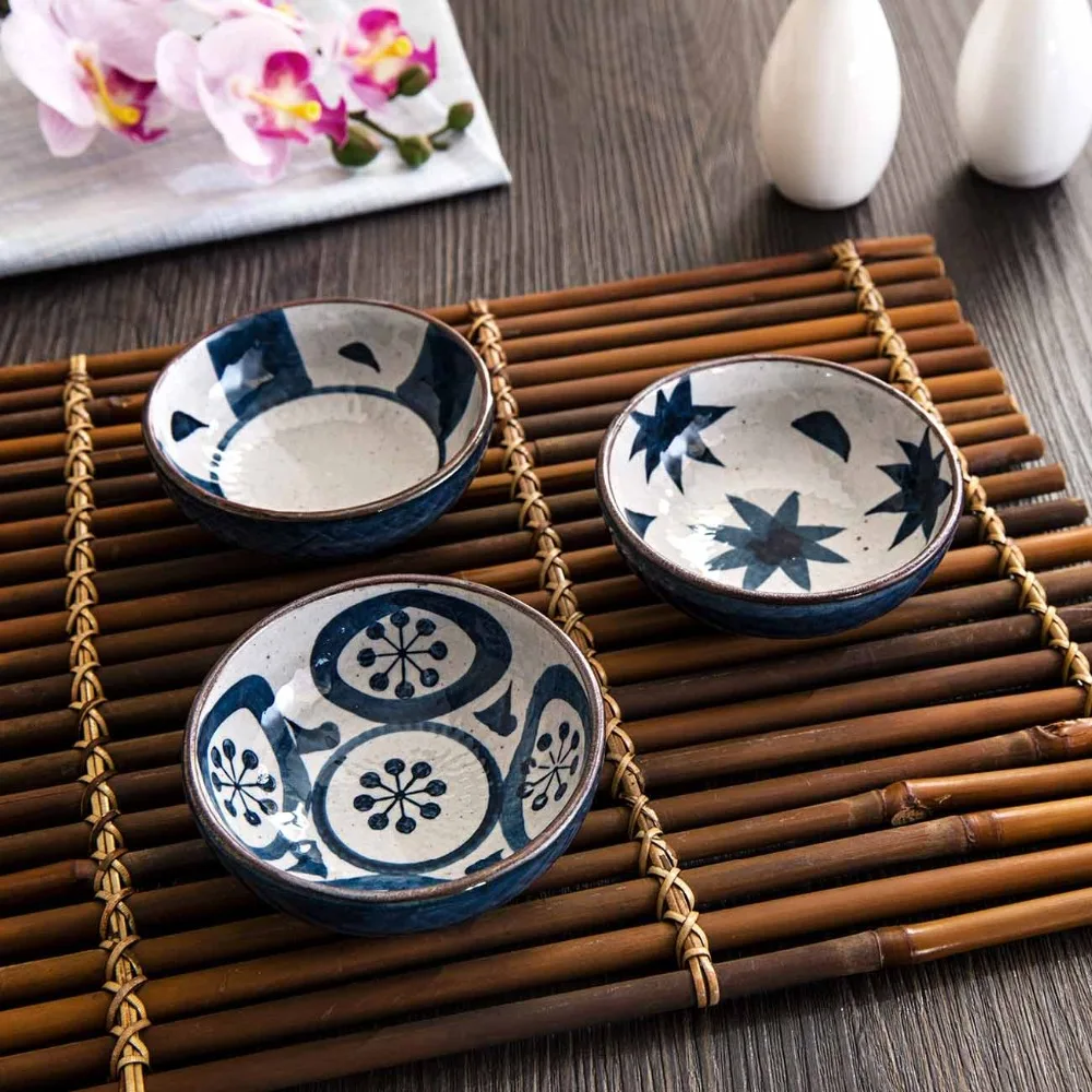 Японский стиль глазурь керамика маленькая тарелка соус блюдо кухня посуда Творческий соус уксус закуски приправа для блюд поднос