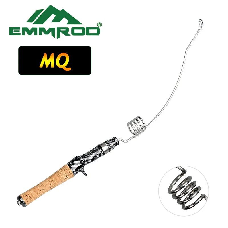 Emmrod Stainless Portable Casting Fishing Pole Rod Fishing Tackle Sea Rod Lure Rod Ice Fishing rod Boat/Raft Rod Rock Rod MQCoil