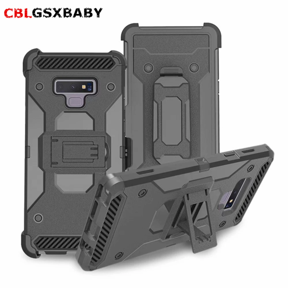 Защитный чехол CBL для Samsung Galaxy S8 S9 Plus S7 ударопрочный жесткий с подставкой полный