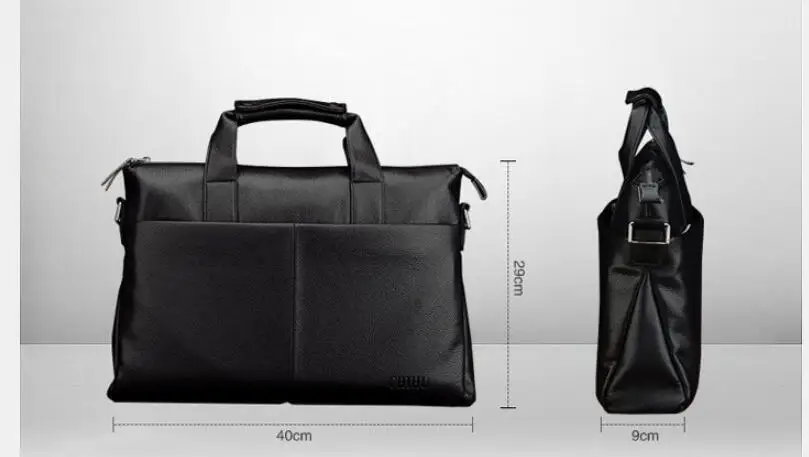 Мужская сумка большой емкости из искусственной кожи Мужская Диагональная Сумка на ремне компьютерный портфель для ноутбука мужская