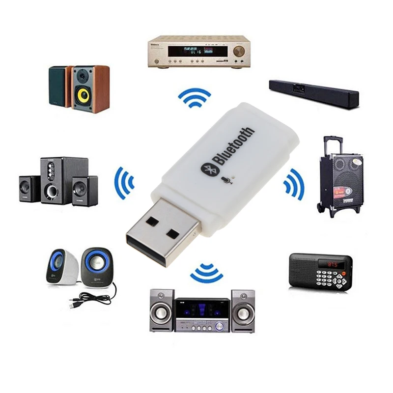 USB AUX Bluetooth автомобильный комплект 5 0 стерео беспроводной приемник ausio адаптер для