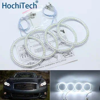 

Ultra bright SMD white LED angel eyes halo ring kit day light DRL for Infiniti M(Y51) M25L M35hL M35 M37 M56 Q70 2011-2014