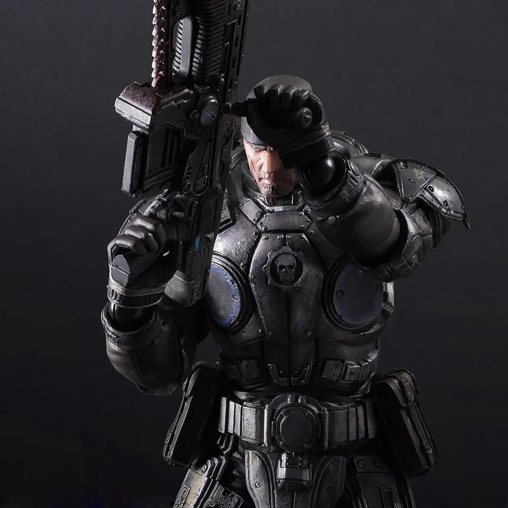 Играть Искусство Kai игра Gears of War 3 Маркус Fenix полная фигурка brinquedos персонаж Playarts Коллекция Модель игрушки