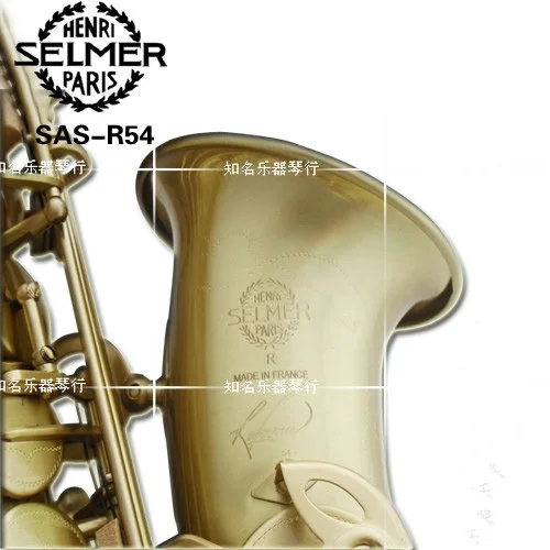 Cheap Free Shipping New Wholesale Henri selmer alto saxophone R54 instruments Reference 54 Bronze Antique Copper Simulation alto sax
