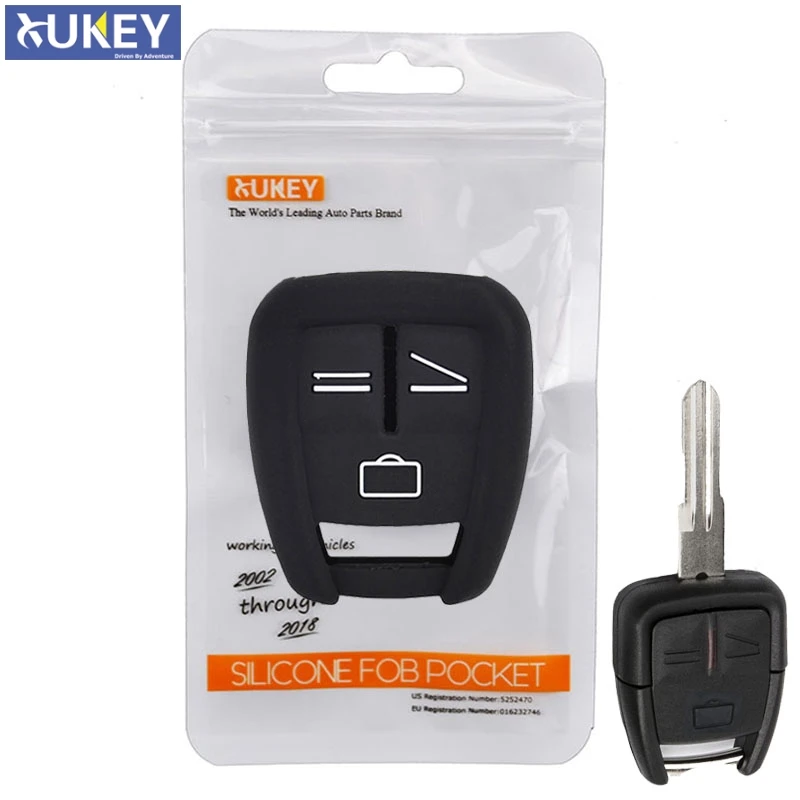 

Silicone Key Case Cover For For VAUXHALL / OPEL Astra Zafira Frontera Omega Vectra Signum Tigra Keyless Fob Shell Skin