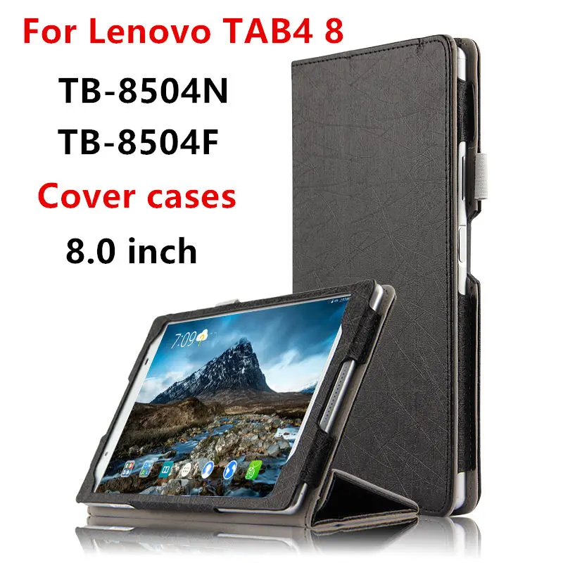 Чехол для lenovo Tab 4, 8, TB-8504x, защитный чехол, кожаный Tab 4, 8, TB-8504F, 8504N, TB-8504, чехол для планшета, s, PU, защитный чехол