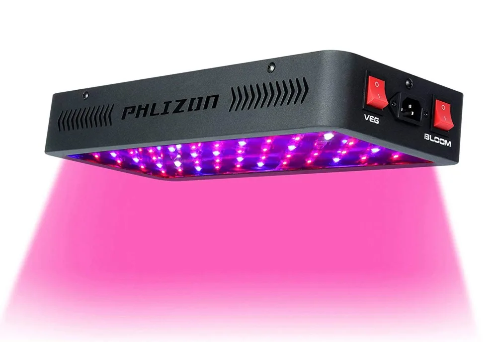 

Phlizon LED grow light best 600W/900W/1200W Full Spectrum Double Switch Plant Light for Indoor Greenhouse plants grow led light