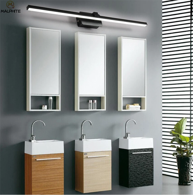 Скандинавский зеркальный светильник, настенные лампы, Современная прикроватная лампа для спальни, настенный светильник для коридора, Светильники для ванной комнаты, внутреннее освещение, светодиодный светильник