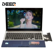 15 6 inch gaming laptop notebook computer Wtih DVD 8GB DDR3 500GB 128G SSD intel Pentium
