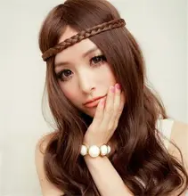 1pcs/fashion kylin headband hair accessory wig high elastic twist braid headband bohemian braided headband 1pcs/fashion kylin headband hair accessory wig high elastic twist braid headband bohemian braided headband