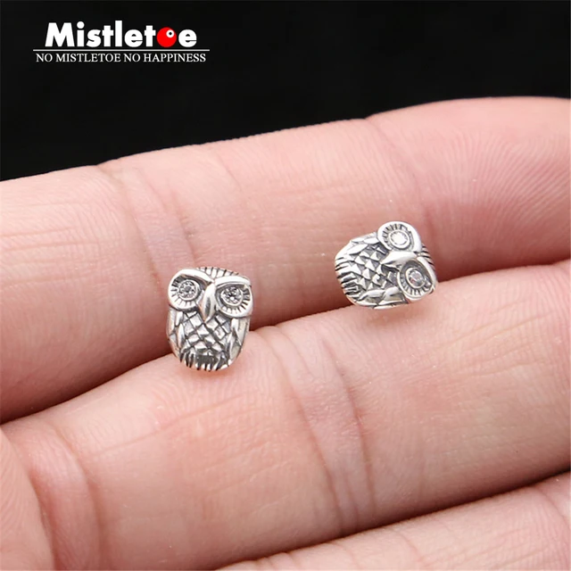 Us 7 59 5 Off Authentic 925 Sterling Silver Vintage Punk Owl Stud Earrings For Women Or Men Jewelry In From Accessories On Us 7 59 5 Off Authentic 925 Sterling Silver Vintage Punk Owl Stud Earrings For Women Or Men Jewelry In From Accessories On