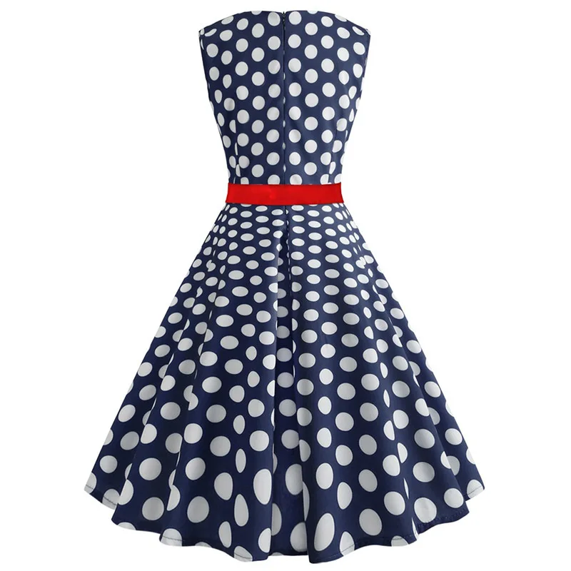 ShejoinSheenjoy  Fashion Elegant Hepburn Dress Women Summer Retro Dress V-Neck Bow Sexy Dress Party Elegant Dresses (5)