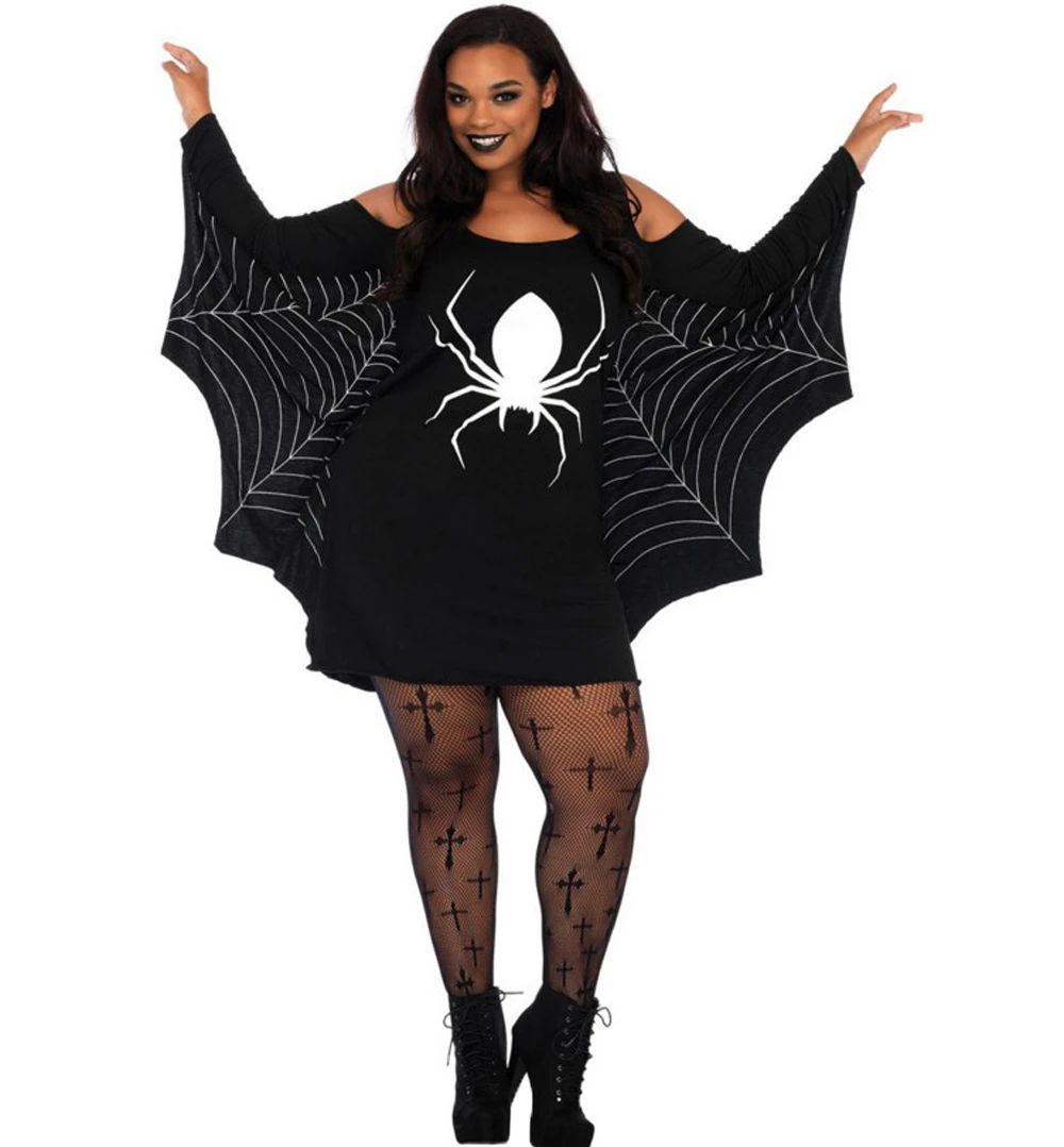 Halloween Costumes For Women Sexy Spider Catsuit Strapless Spider Bat Big Size S 3xl 89052 Long Sleeve Costumes Sexy Costumes Aliexpress