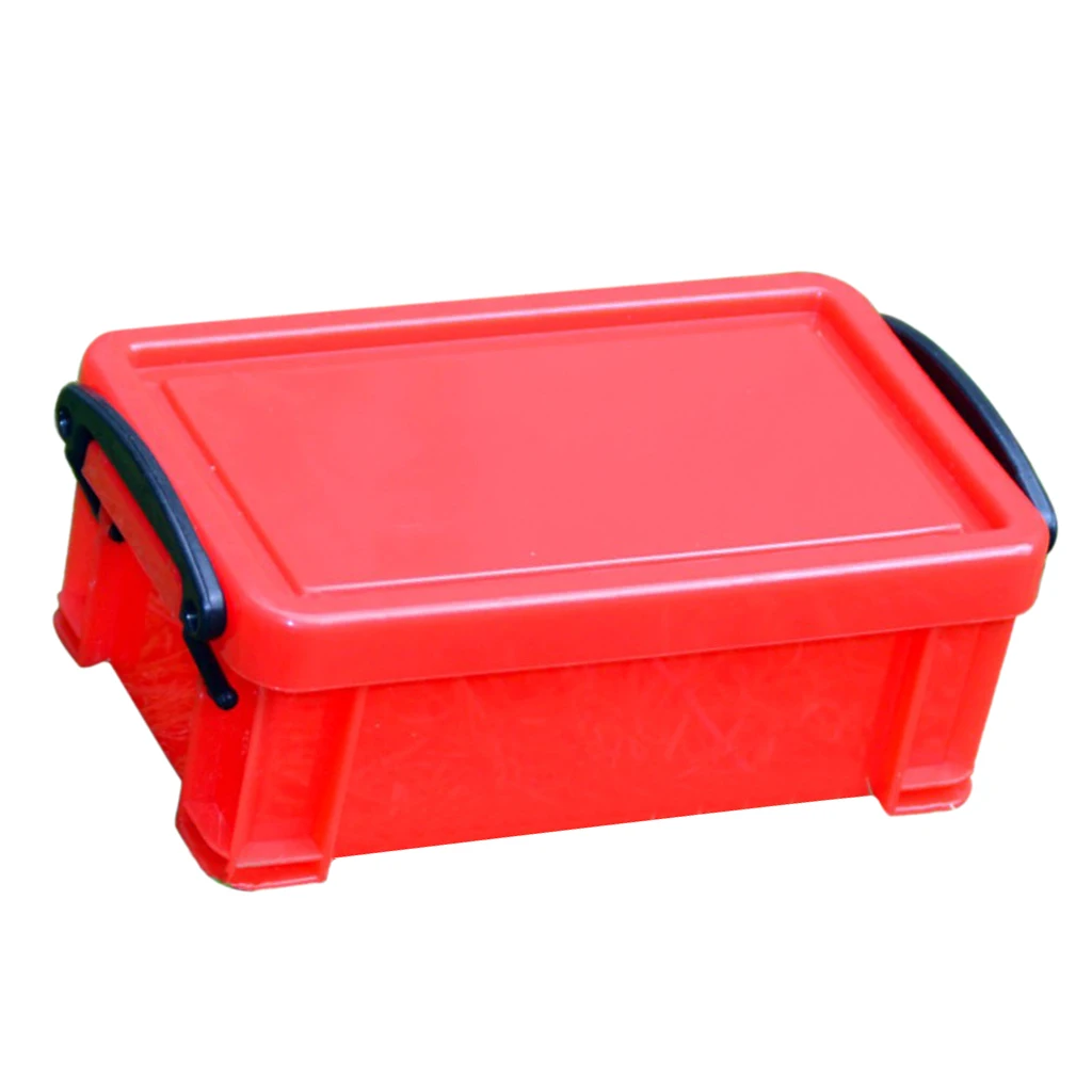 Home Furnishing Consealed 0.5L Latch Storage Box  Kitchen Garage Organizer Jewelry Case Container Set, Lided