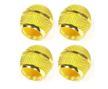 

4 PCS Gold Plated handheld microfono Microphone Grille for Beta58 Microphone microfoon
