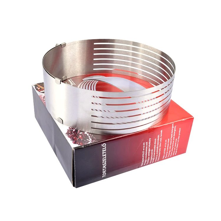 

BAKEST Big Layered Stainless Steel Mousse Mould Cake Tools Cake Baking Mold