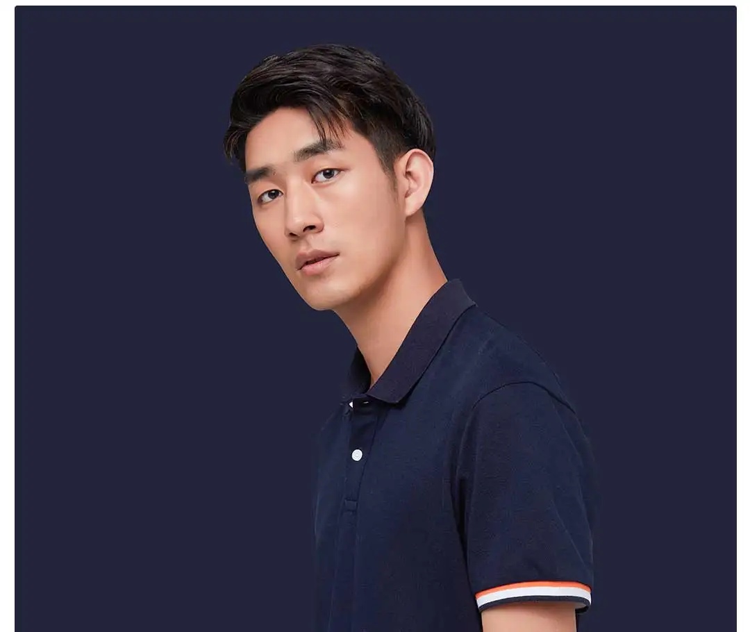 Xiaomi повседневная мужская рубашка поло, хлопковая Спортивная деловая рубашка поло, летняя дышащая рубашка поло с коротким рукавом, одежда для мужчин и мальчиков