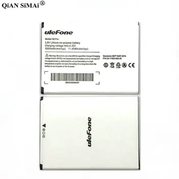 

New High Quality 3000mAh battery For Ulefone S8 pro phone battery