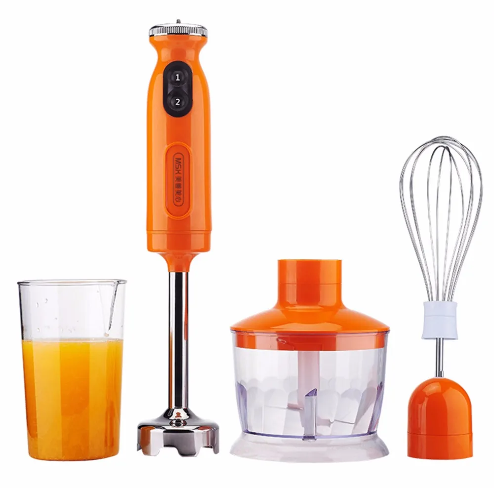 Electric Blender Portable Juicer Hand Mixer Immersion Batedeira Licuadora For Baby Food Maker 4 in 1 Batidora De Mano Electrica