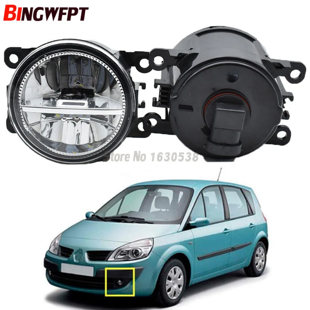 

2pcs/Set Car Styling Led Fog Lights High Brightness white Fog Lamps 12V H11 For Renault SCENIC 2 2003-2015
