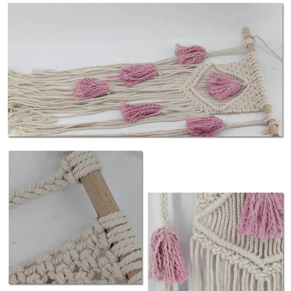 Tapestry Long Tassel Macrame Woven Wall Hanging Curtain Fringe