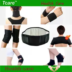 Tcare 7 пар/уп. Турмалин набор самонагревающийся Магнитный поясной ремень kneepad шеи лодыжки поддерживающая плечи Подушка локоть подтяжки