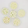 Wholesale Dia. 3-25mm Round Shape ABS Cheap Imitation Pearls White/Ivory Beads Handmade DIY Bracelet Jewelry Accessories Making ► Photo 2/6