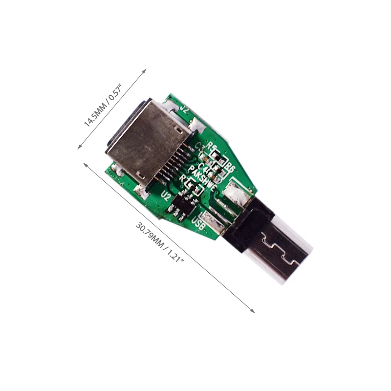 2 шт. сделай сам молния мама Micro USB/Type C папа адаптер для синхронизации и зарядки