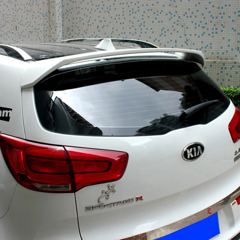 

ABS Plastic Unpainted Rear Trunk Wing Decoration Use For 2012-2015 Kia Sportage Roof Spoiler