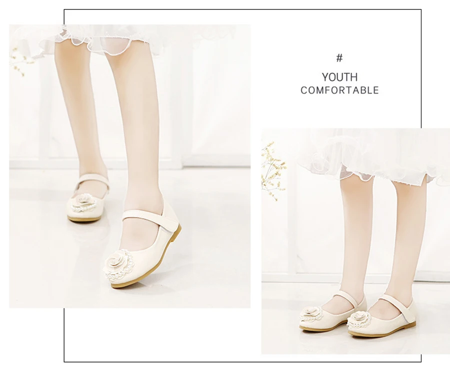 IYEAL/Школьная обувь для девочек; Новинка года; модные детские кроссовки для девочек; тонкие кожаные туфли принцессы для танцев; обувь для вечеринок