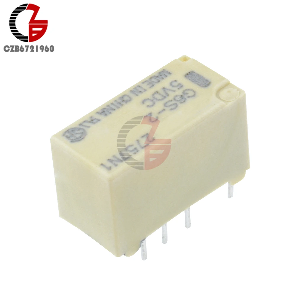 

5Pcs DC 5V Relay Module G6S-2-5VDC Relay for PCB DIY