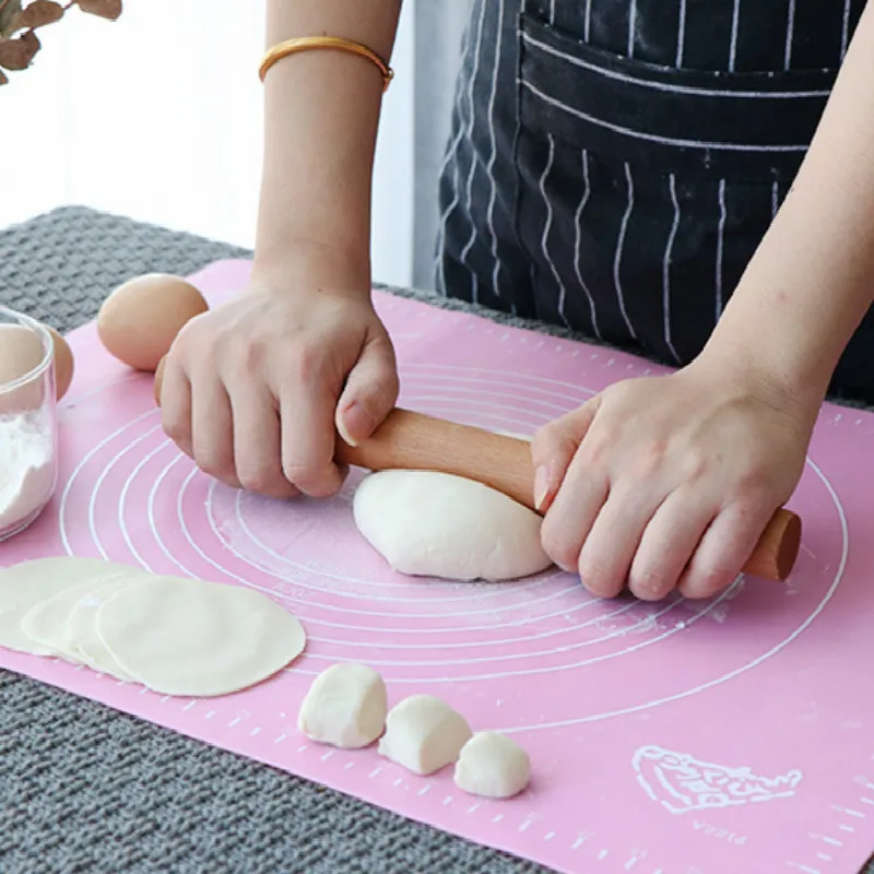 

40*50CM rolling pin silicone fondant roller mat cake board with calibration cake boards pastry board free shipping