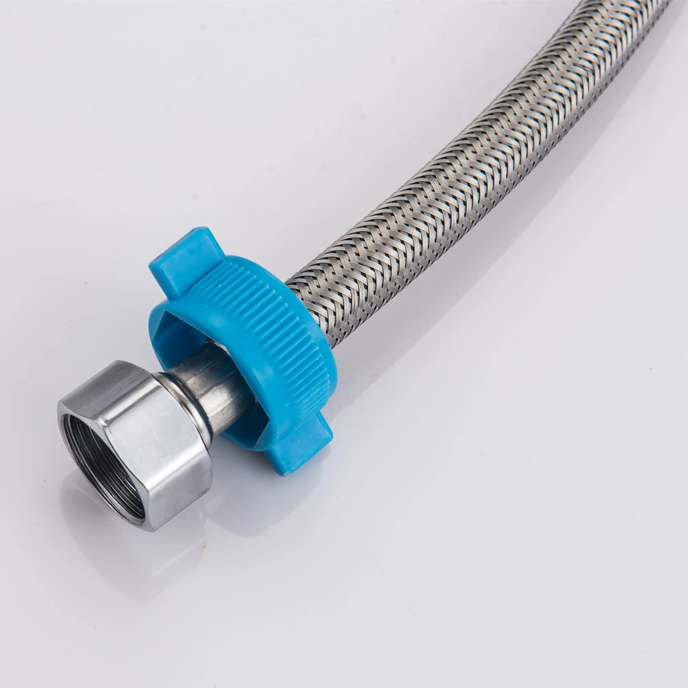 High Quality Stainless Steel Plumbing Hoses Soft Shower Pipe Flexible Bathroom Water Pipe Silver Color Common Pumbing Hoses8