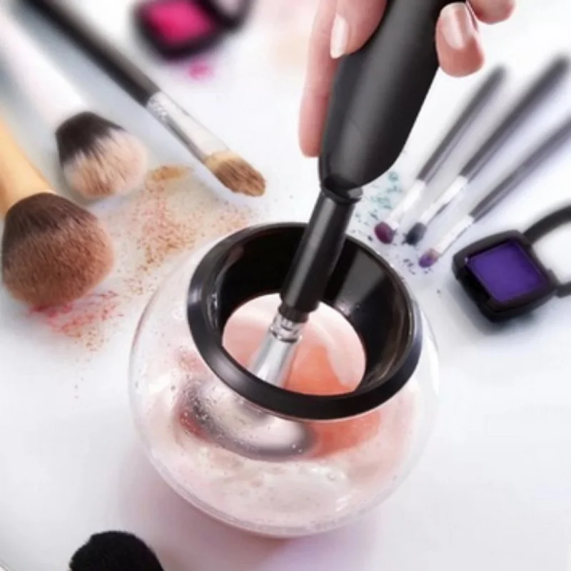 

Electric Makeup Brush Cleaner & Dryer Machine Set Make Up Brushes Automatic Rotation Washing Cleaning Tool Brush Accessories